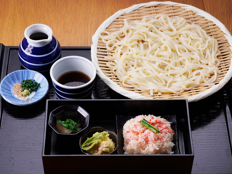 うどんとおこわセット