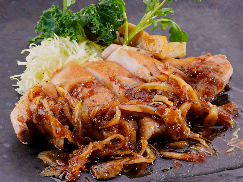 豚肉鉄板焼き